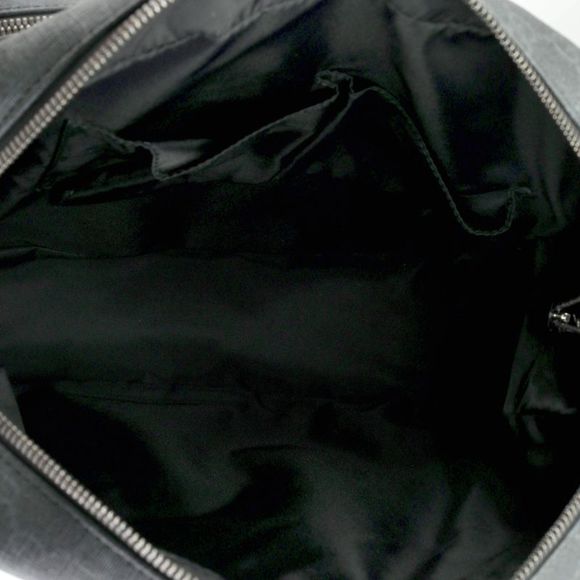 Gucci Front Pocket Messenger Bag GG Coated Canvas Small Black - Picture 5 of 6